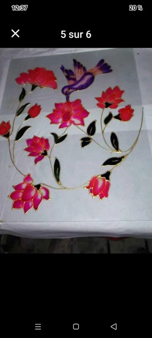 رسم على زجاج