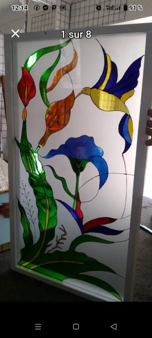 Décoration sur verre