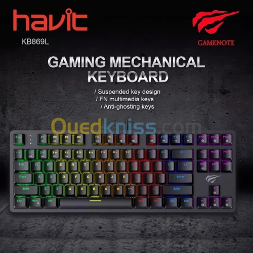 Clavier havit mecanique KB869L