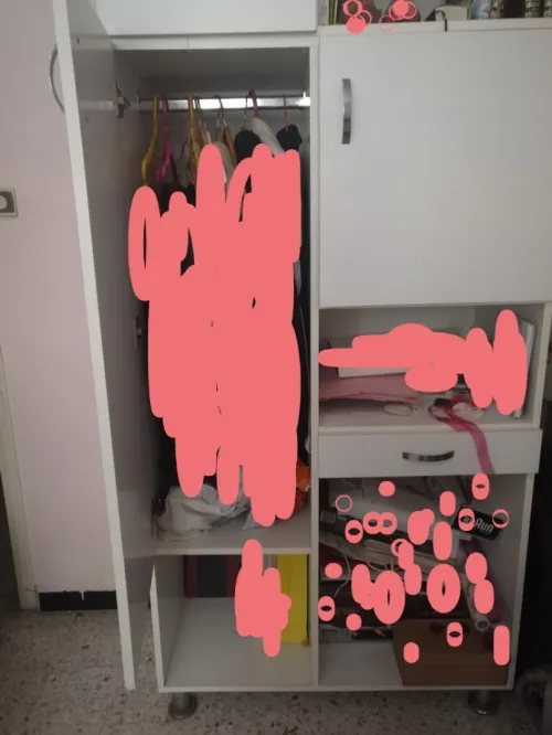 Armoire blanche