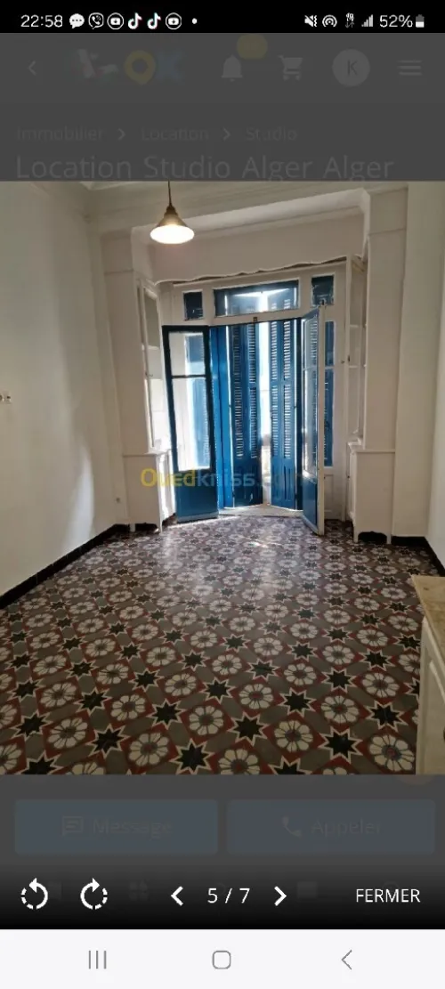 Location Appartement Studio Alger Alger centre