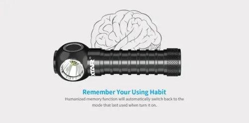 Lampe Frontale Xtar H3R  1000 Lumens