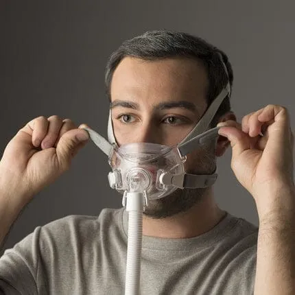 Masque Philips Amara View Masque Facial Naso Buccal CPAP PPC Apnée du Sommeil VNI
