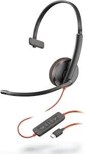 Poly Studio P5 + Blackwire 3210 USB-A -Poly Studio P5 kit avec webcam professionnelle USB et casque monaural USB