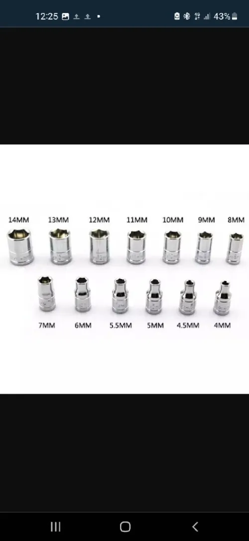 Coffret De Douille Cliquet 1/4" 46 Pièces Industriel GS OPTIMUS SFT
