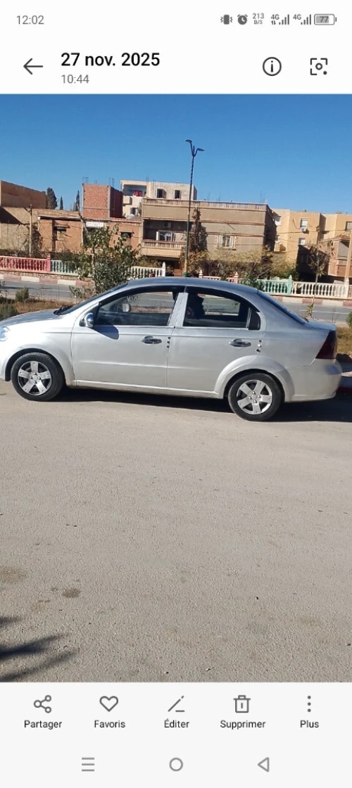 Chevrolet Aveo 4 portes 2012 