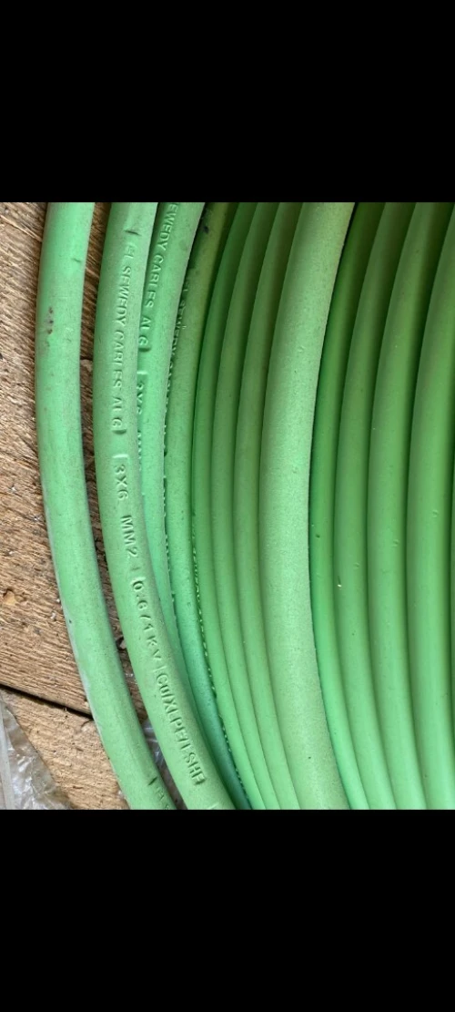 Câble électrique 3x6mm2 sans halogène souple 