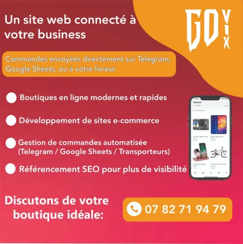 Création de site web professionnels
