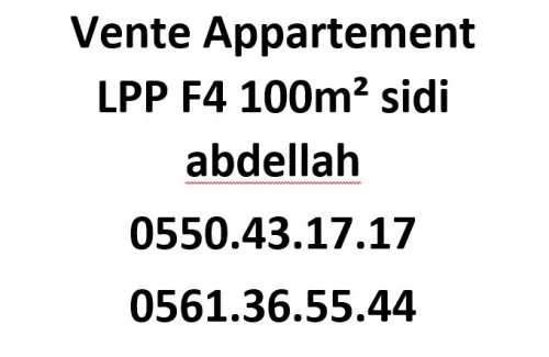 Vente Appartement F4 Alger Mahelma