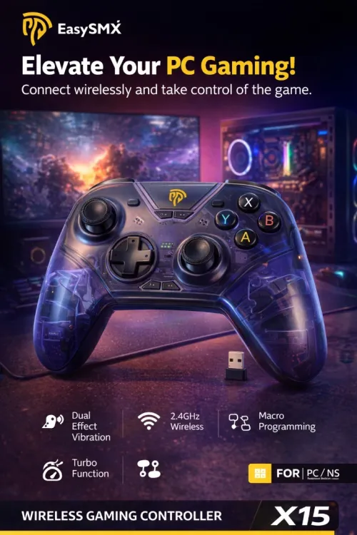 EasySMX X15 wireless gaming controller