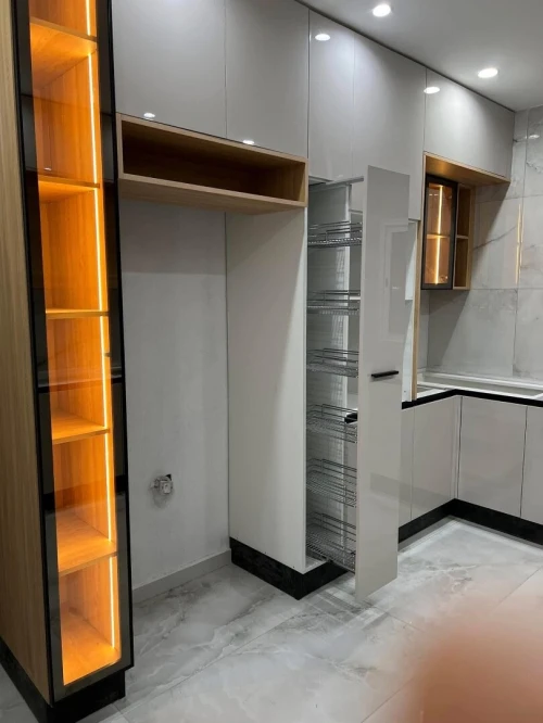 Dressing et cuisine en MDF sur mesure
