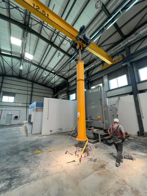Demag, STAHL, VAHLE, Pont roulant, portique, potence, palan