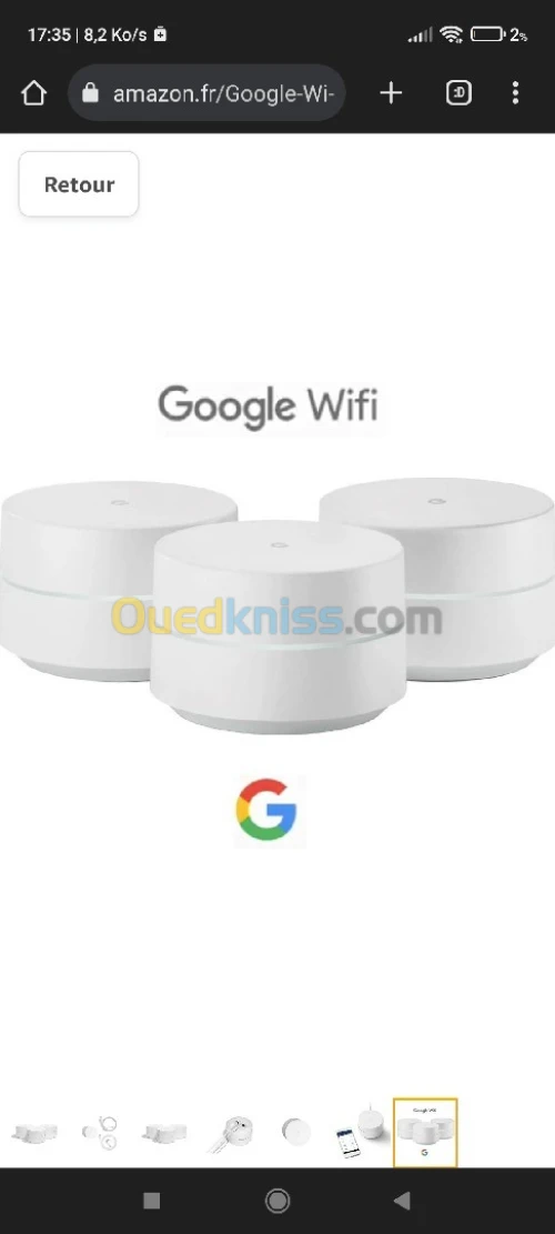 Google wifi AC 1200 original état neuf 