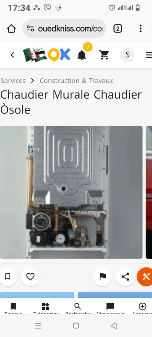 Réparation chaudière murale et chaudière au sol