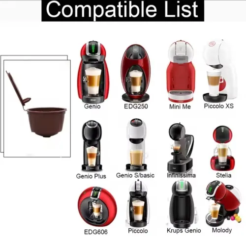 Capsule dolce gusto réutilisable et rechargeable longue durée