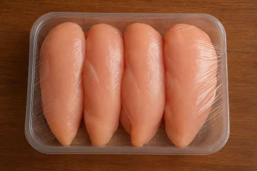 film etirable cellophane pour champignon et poulet