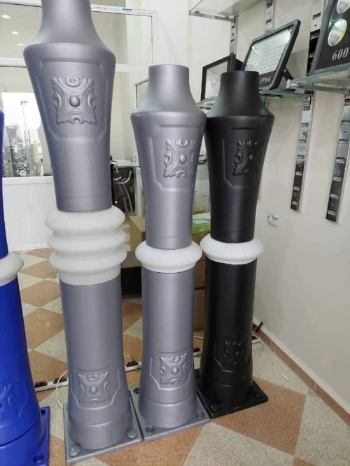 Candelabre en acier galvanise thermolaque