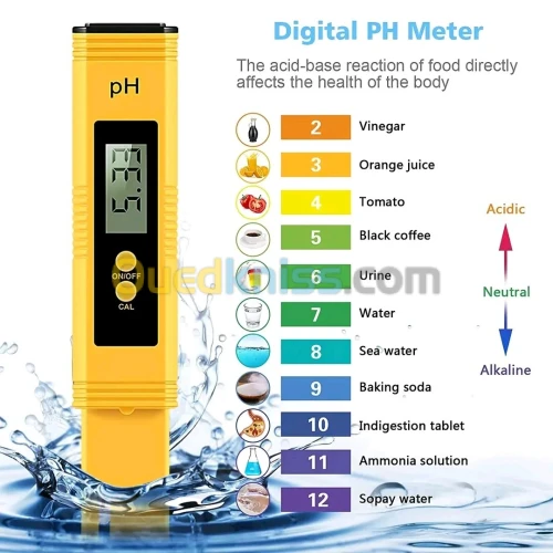 Testeur de pH numérique