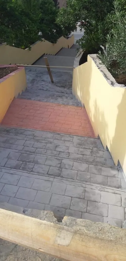 Béton imprimé