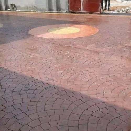 Béton imprimé