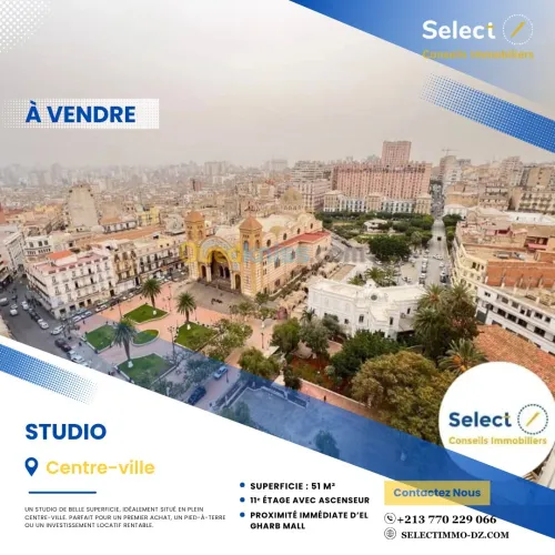 Vente Appartement Studio Oran Oran