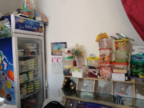 Magazin emballage et produits gâteaux