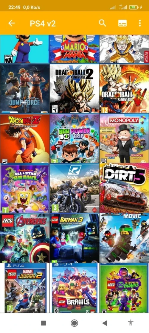 Changement Jeux PS4 flashé et ps3 et pc 