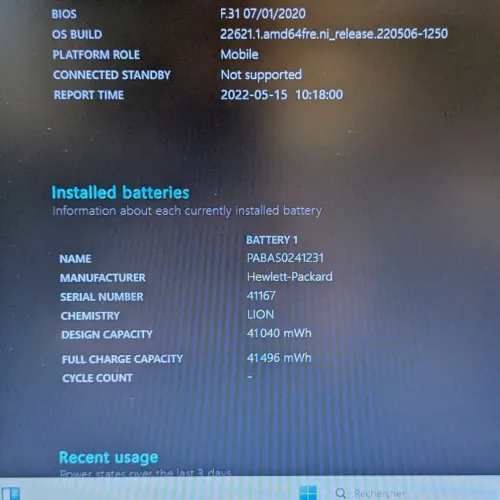HP NOTEBOOK 15 AMD RYZEN 3 3200U 8GB 512 SSD 15.6