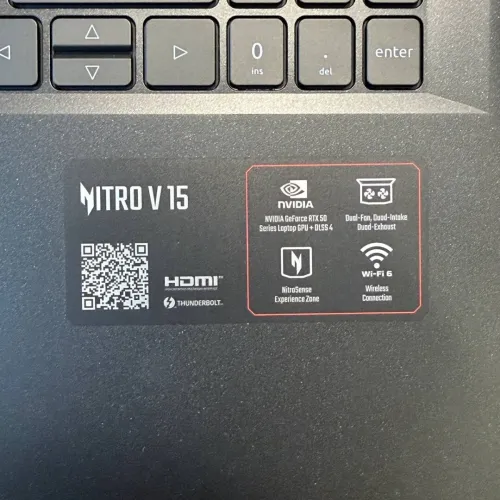 Acer Nitro V 15 I5 13420H 16GB 512 SSD  RTX 5050 8 Go GDDR7 15.6 Neuf Jamais Utiliser