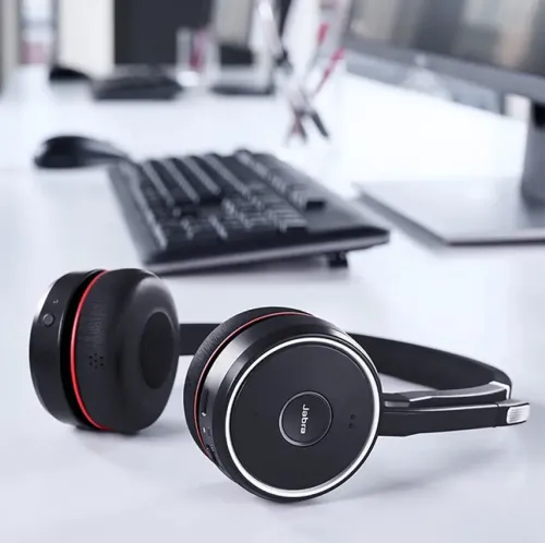 CASQUE Jabra Evolve 75 SANS FIL Professionnel Bluetooth jusqu'à 30 mètres