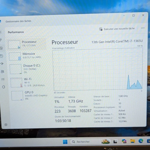 DELL LATITUDE 5540 I7 13TH 16GB 512 SSD 15.6 FHD ( occasion)