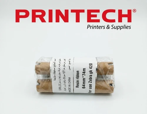Ruban Transfert Thermique 64MM*74MM FOR USE ZEBRA GK420  PRINTECH