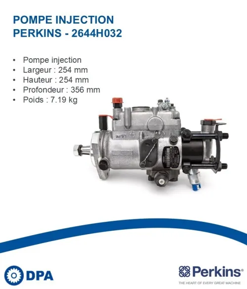 Pompe Injection D'origine Perkins