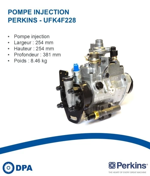 Pompe Injection D'origine Perkins