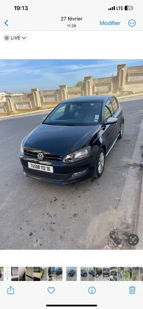 Volkswagen Polo 2012 Black et Silver