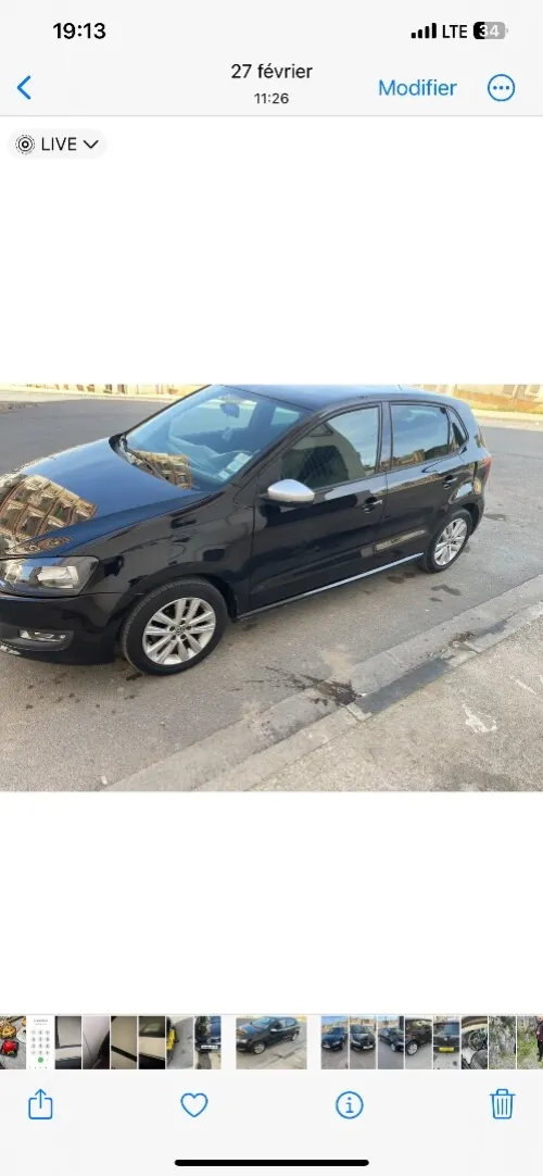Volkswagen Polo 2012 Black et Silver