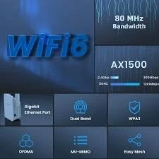 Répéteur Wifi AX1500 WI-FI 6 TENDA A23