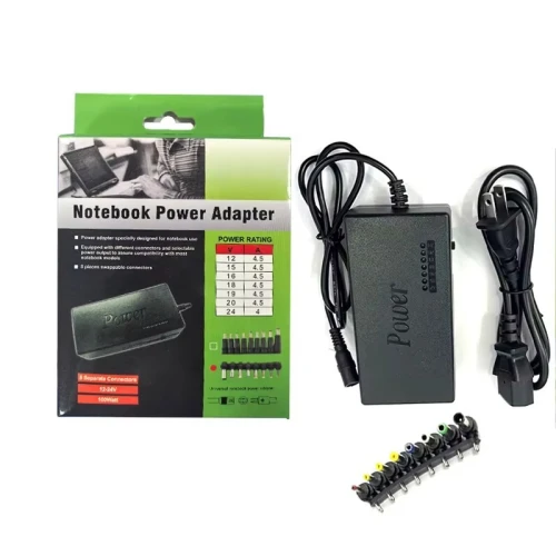 Chargeur Alimentation universel pour Laptop 12V 15V 16V 18V 19V 20V 24V 4.5A, 96W