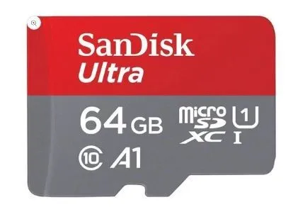 SanDisk Ultra 64GB SDXC UHS-I Micro SD Card with 120mb/s Read Speed A1