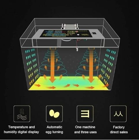 Mini contrôleur d'incubateur HTMC-5 KIT régulateur de temp-humid pour incubateur