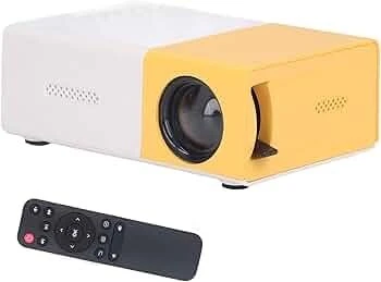 Mini Projecteur Datashow, Vidéoprojecteur Full HD 1080P, Projecteur de Film Portable, Projecteur de Cinéma Maison Multimédia Compatible avec HDMI, USB, VGA, AV