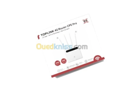 TOPLiNK MODEM 4G ET Router CPE Pro WiFi 6 ( MOBILIS/DJEZZY/OOREDOO )