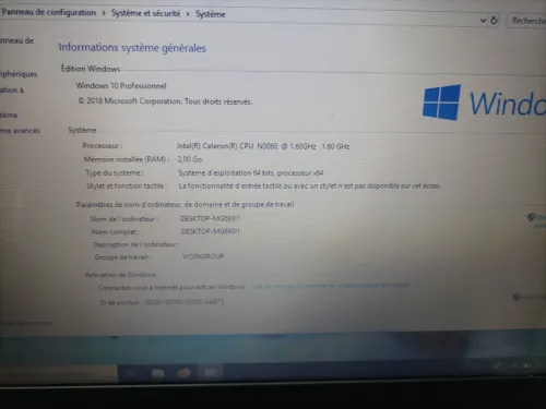 Lenovo Ideapad 110 intel Celeron N3060 /2G Ram/hdd250g/15.6"