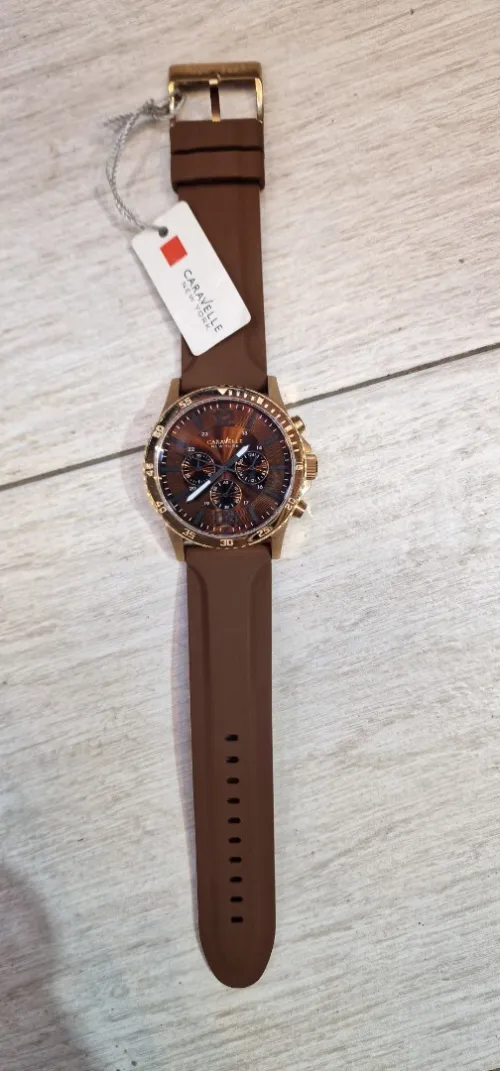 Montre CRAAVELLE NEW YORK chronographe boîtier 44 mm