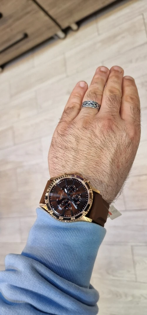 Montre CRAAVELLE NEW YORK chronographe boîtier 44 mm