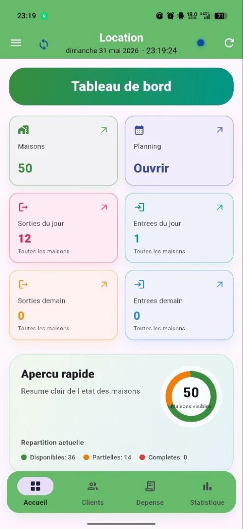 Application pour location