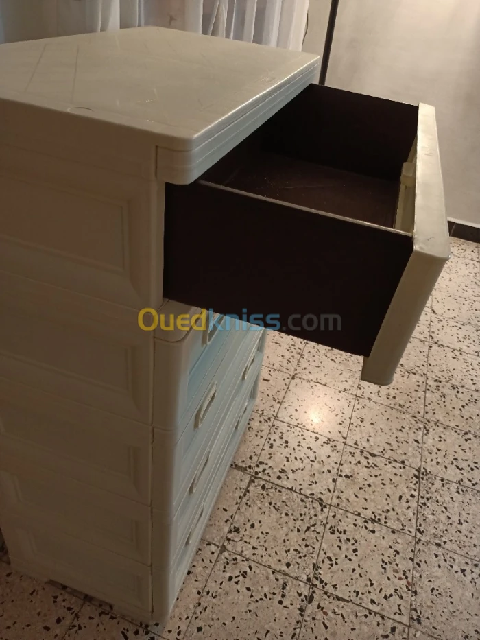 Commode en plastique