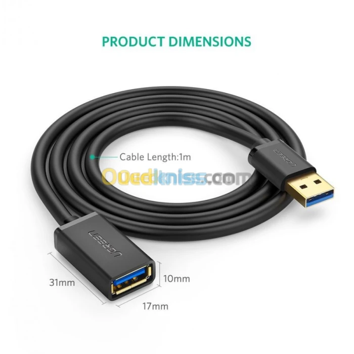 UGREEN Câble d'Extension USB 3.0  5Gbp