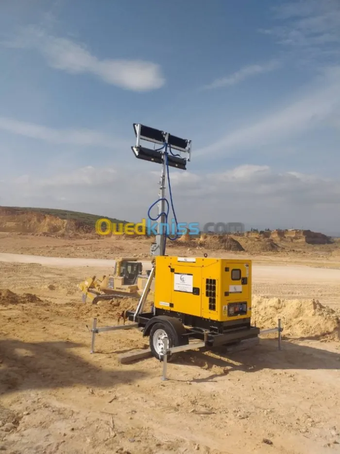 Girafe Lumineuse Tractable 4 projecteurs