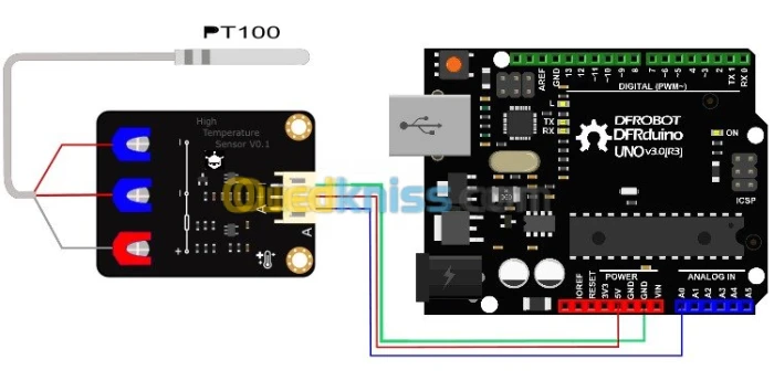 MAX31865 module température PT100 arduino